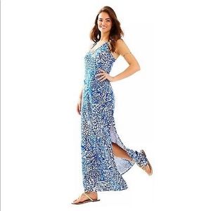Lilly Pulitzer Kerri maxi  indigo home size L
